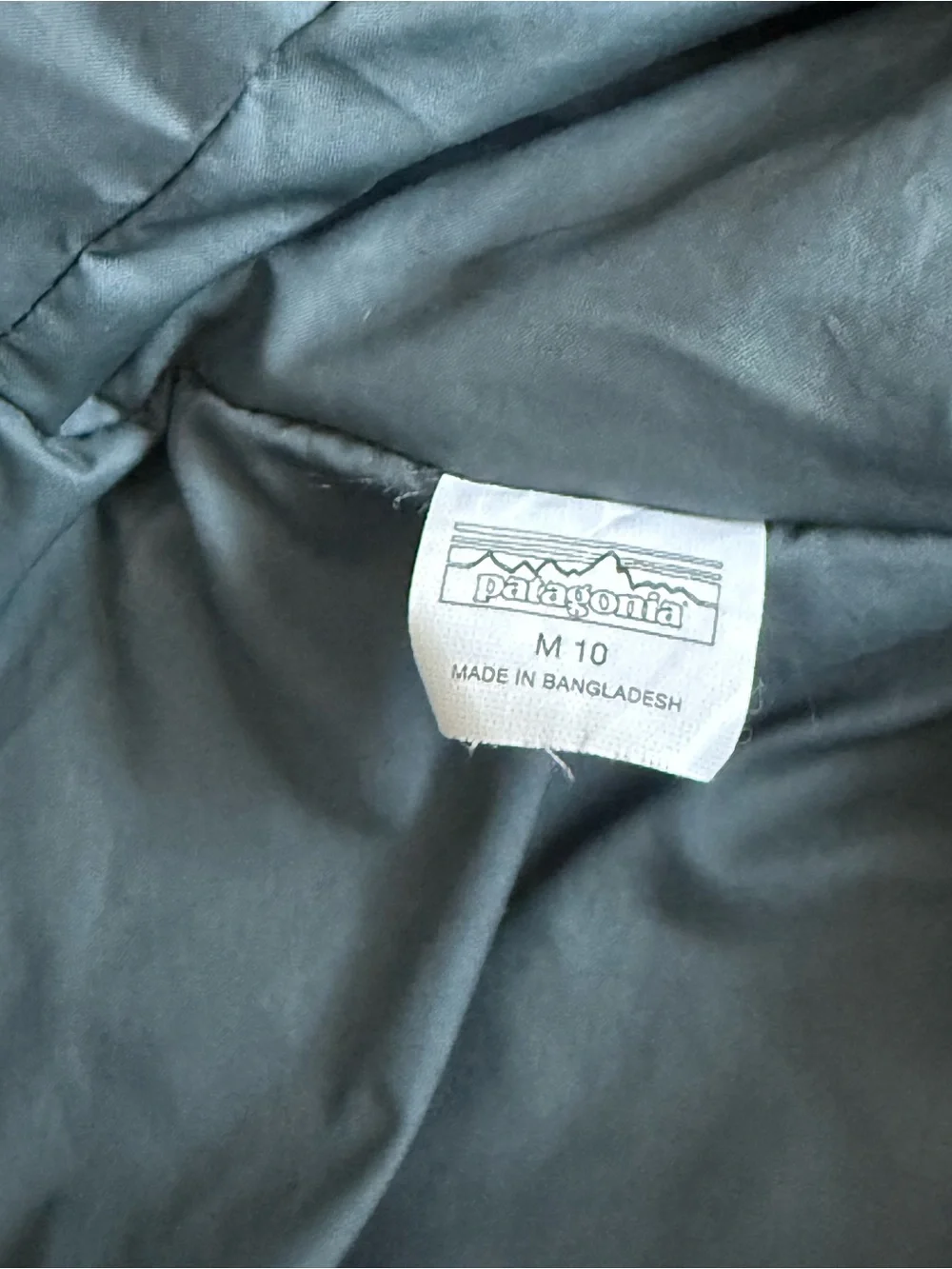 Patagonia Kids Colorblock Down Puffer Jacket Size M 10